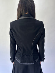 devil wears prada | small/medium black kookai بليزر المطحونة