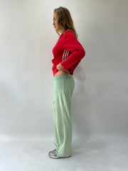 athleisure edit | medium red adidas zip up top