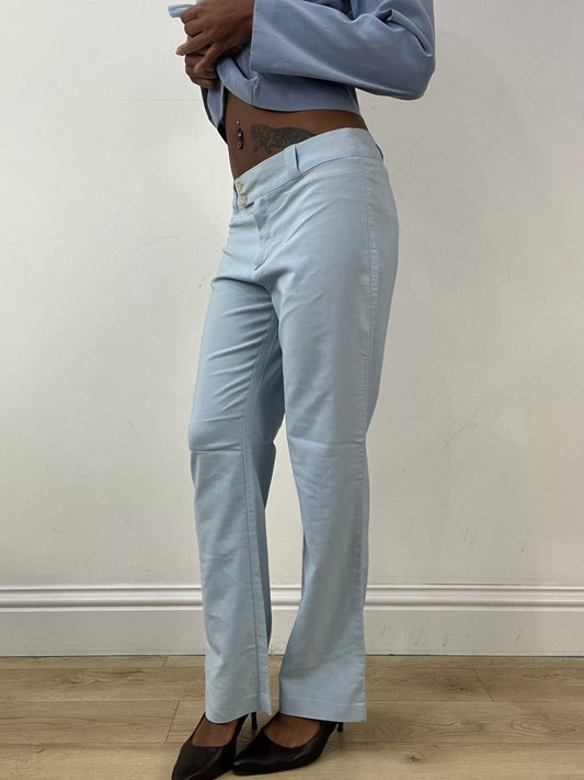 BEST PICKS | small light blue straight leg trousers
