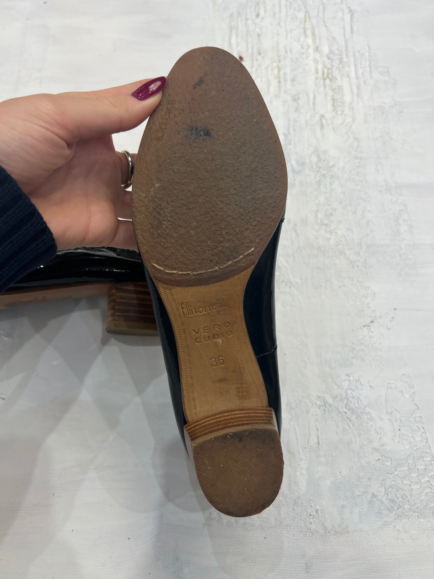 ⭐️ BEST PICKS | uk 3 black patent ballet pumps with buckle detail