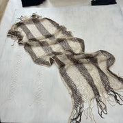 💻BEST PICKS | beige and brown knitted scarf