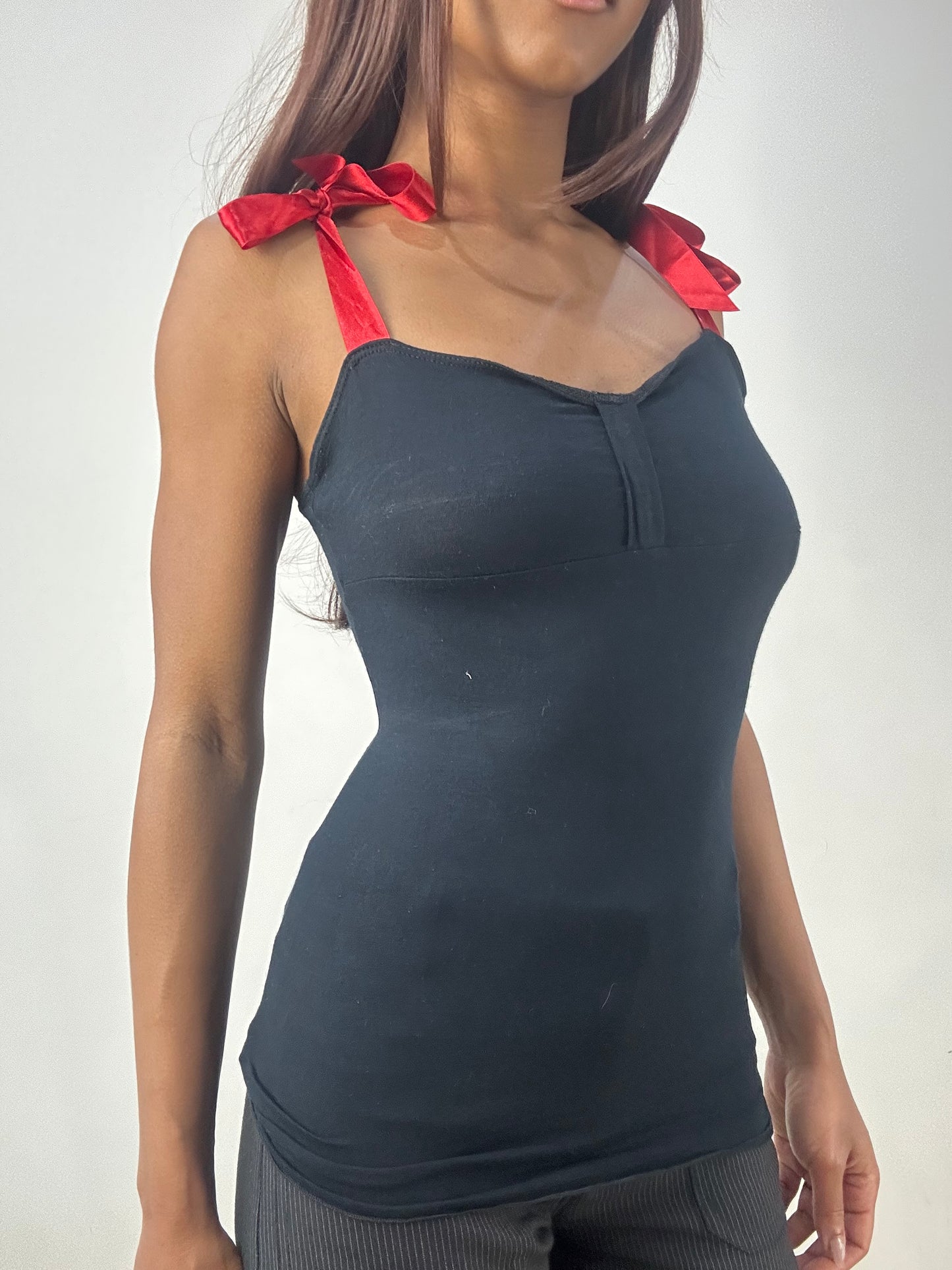 BEST PICKS | small black intimissimi cami top with ribbon straps