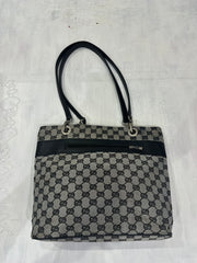 BEST PICKS | grey letter monogram shoulder bag