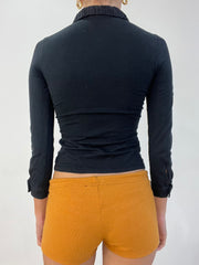 BEST PICKS | extra small black burberry top