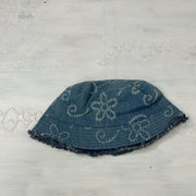 💻 13 GOING ON 30 - double denim barbie | denim floral bucket hat