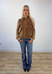 medium brown jacket