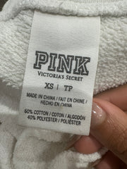 athleisure edit | small white victoria’s secret PINK sequin zip up hoodie