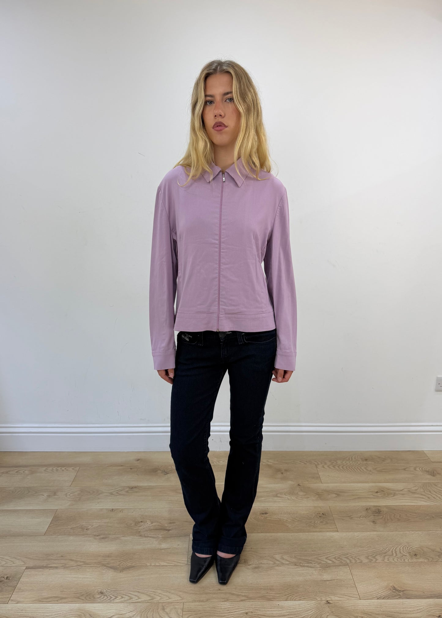 medium purple jacket