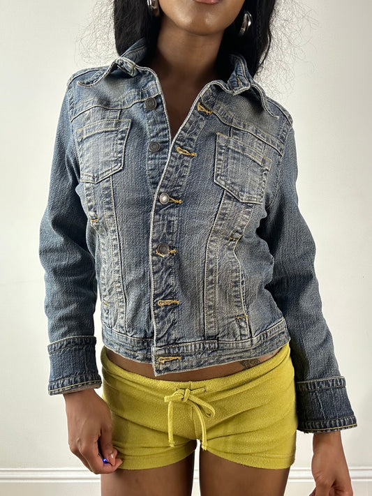 vintage edit twenty-five | small light blue bay denim jacket