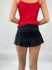💻EUROS DROP | medium black velour calzedonia shorts