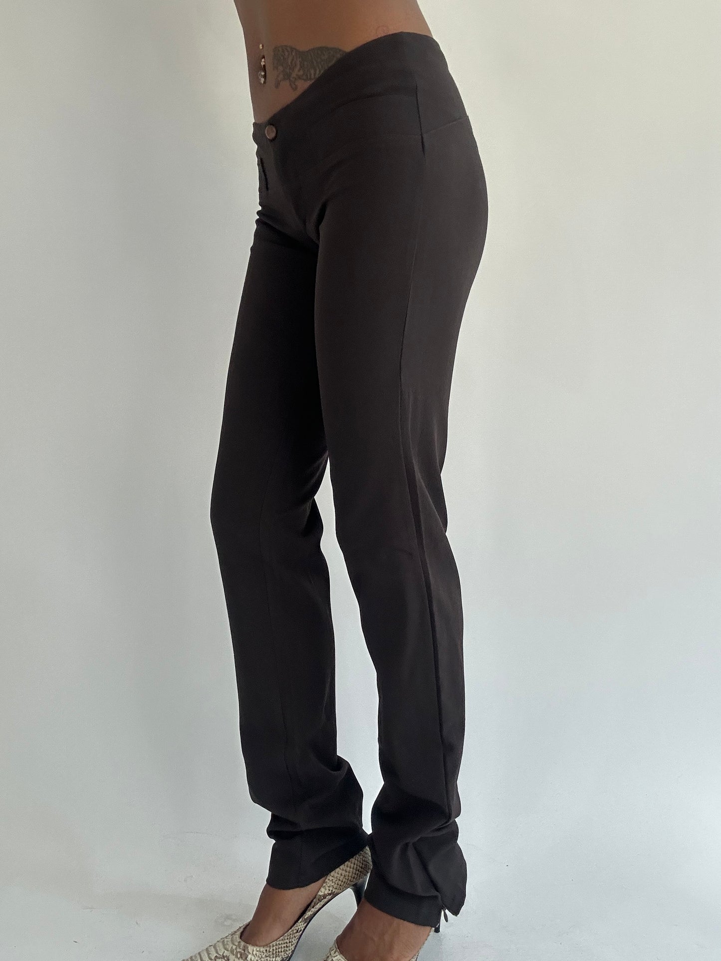 ‼️ | plain black trousers