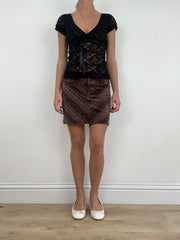 WINTER ESSENTIALS | mittelvioletter Velours alter next Labelrock