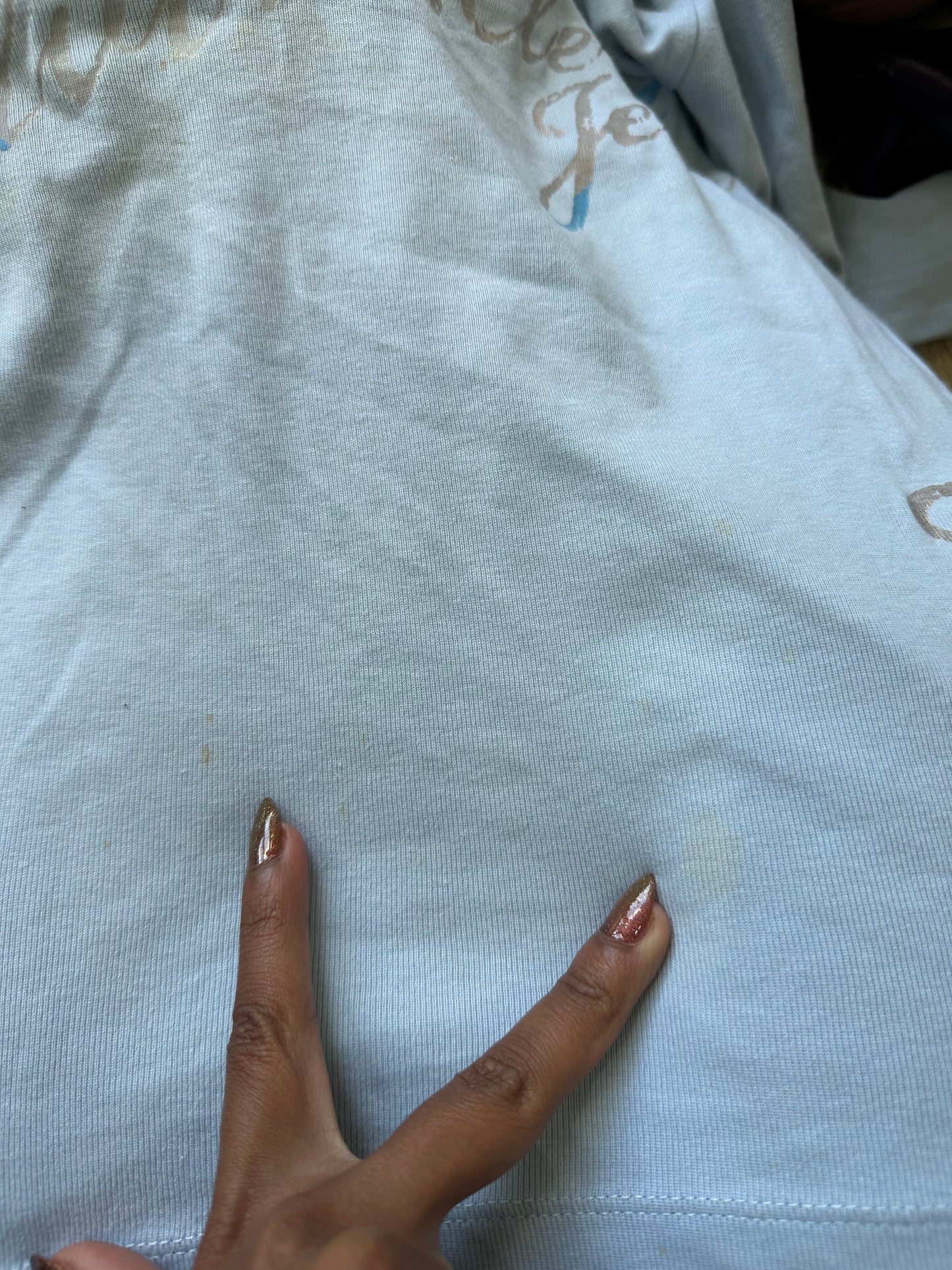 BEST PICKS | small light blue calvin klein long sleeve top