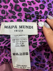 BEST PICKS | small/medium purple leopard print maxi dress