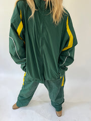 back to school drop | large green tracksuit set
