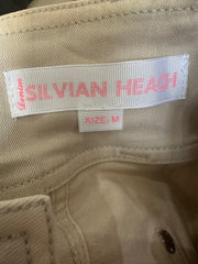 vintage edit eighteen | medium beige mini skirt with oversized zips