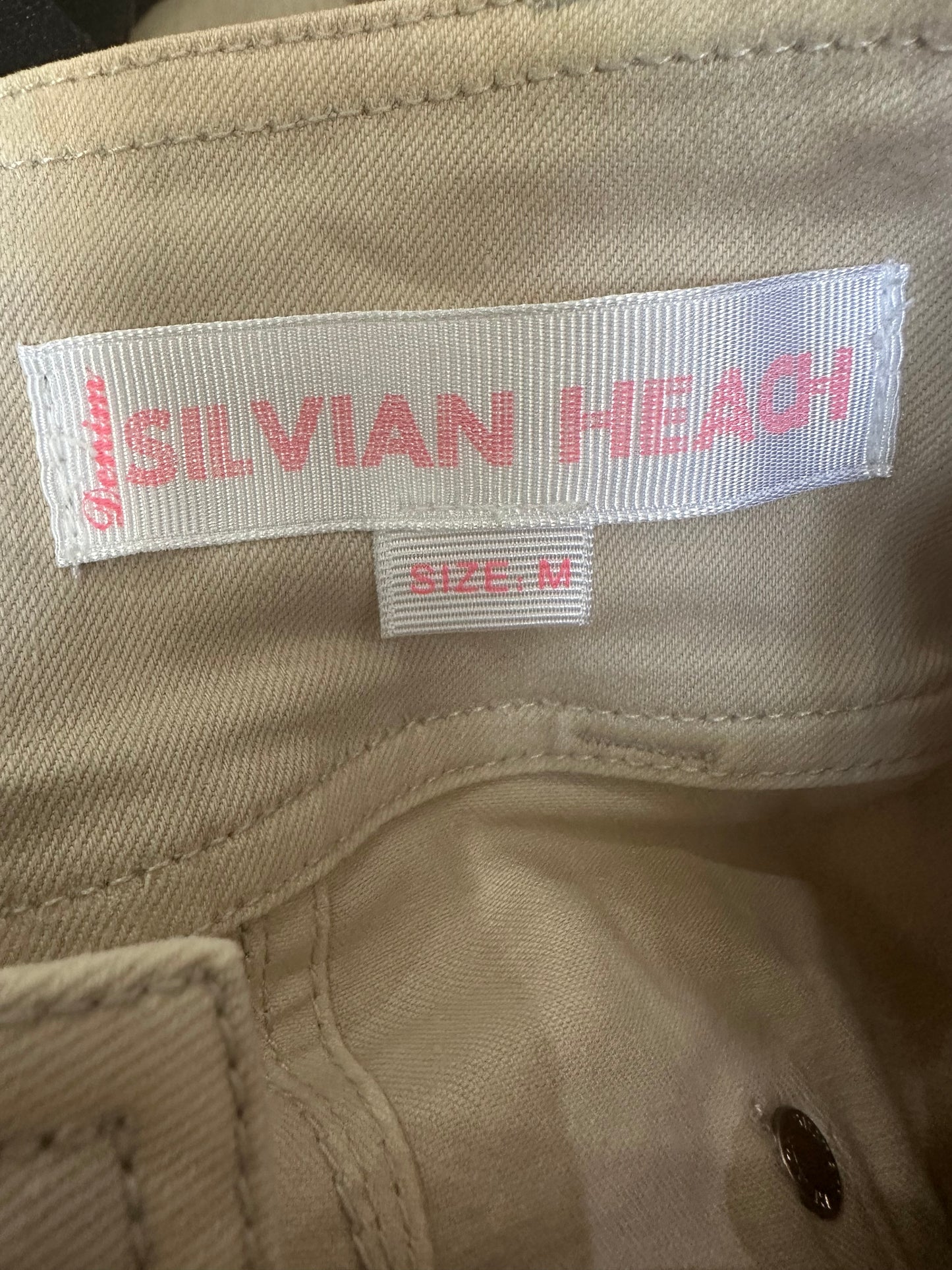 vintage edit eighteen | medium beige mini skirt with oversized zips