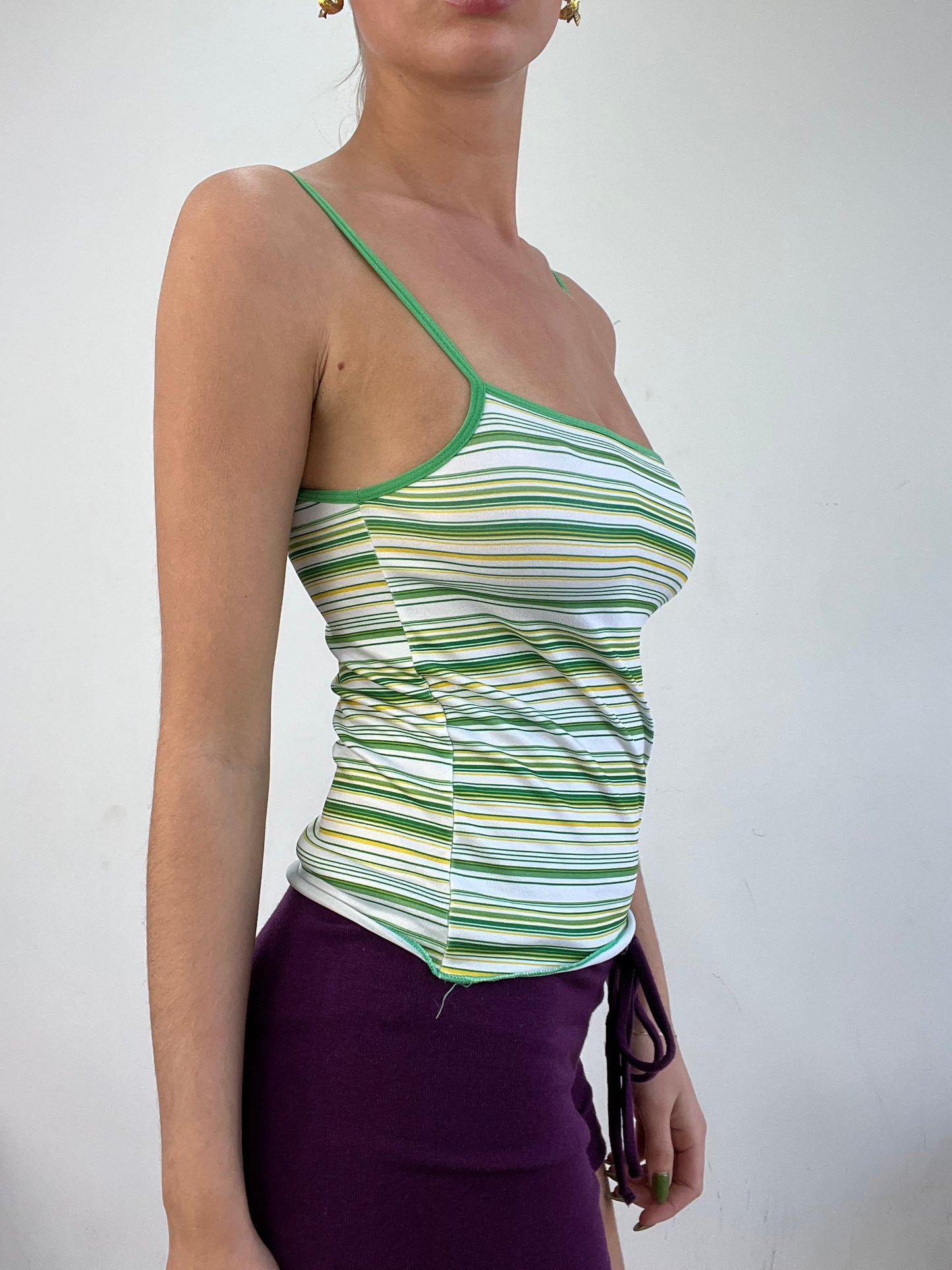BEST PICKS | small green and yellow striped cami