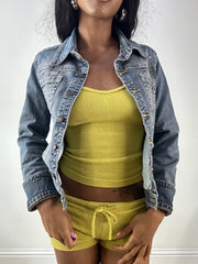 vintage edit twenty-five | Pequena Jacket azul Bay Denim