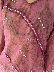 festival drop | Pequeno roxo melo sobrelay sequin vestido/dressa feminina