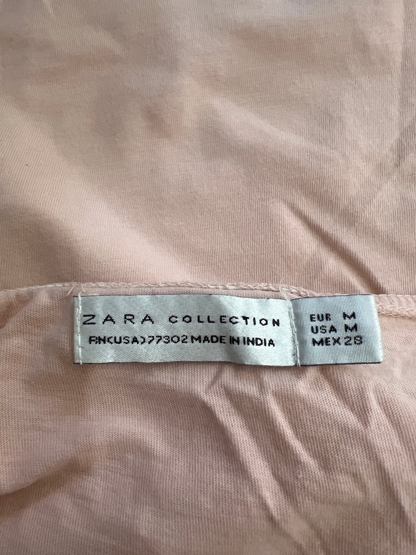 aquamarine drop | small/medium pink old label zara beaded lace cami top