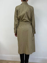 vintage edit eleven | large beige trench coat