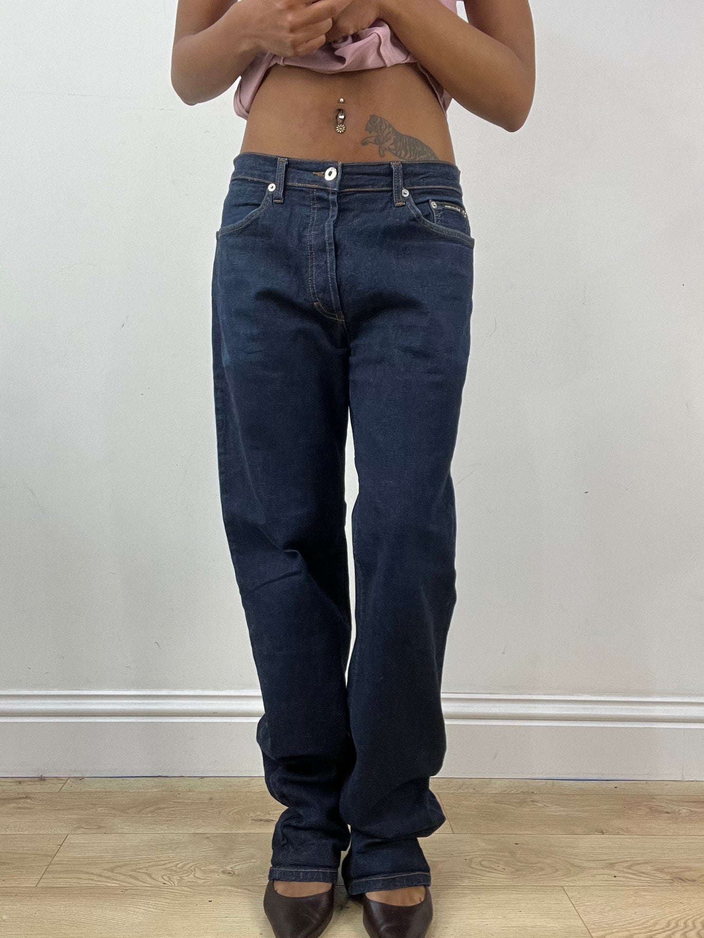 vintage edit thirty-four | medium blue dolce and gabbana denim jeans