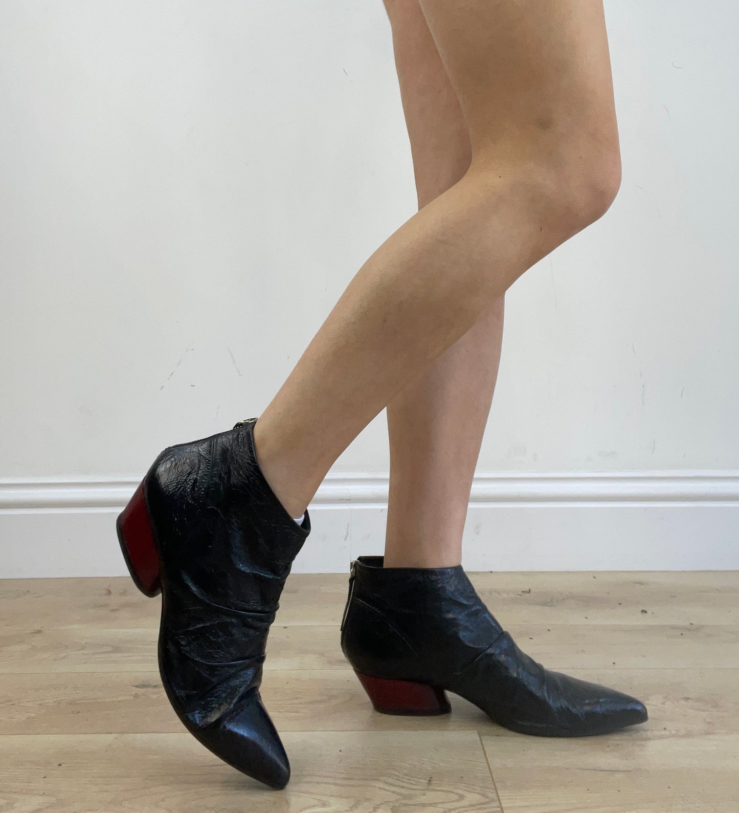 ⭐️ BEST PICKS | uk 6 black leather patent ankle boots