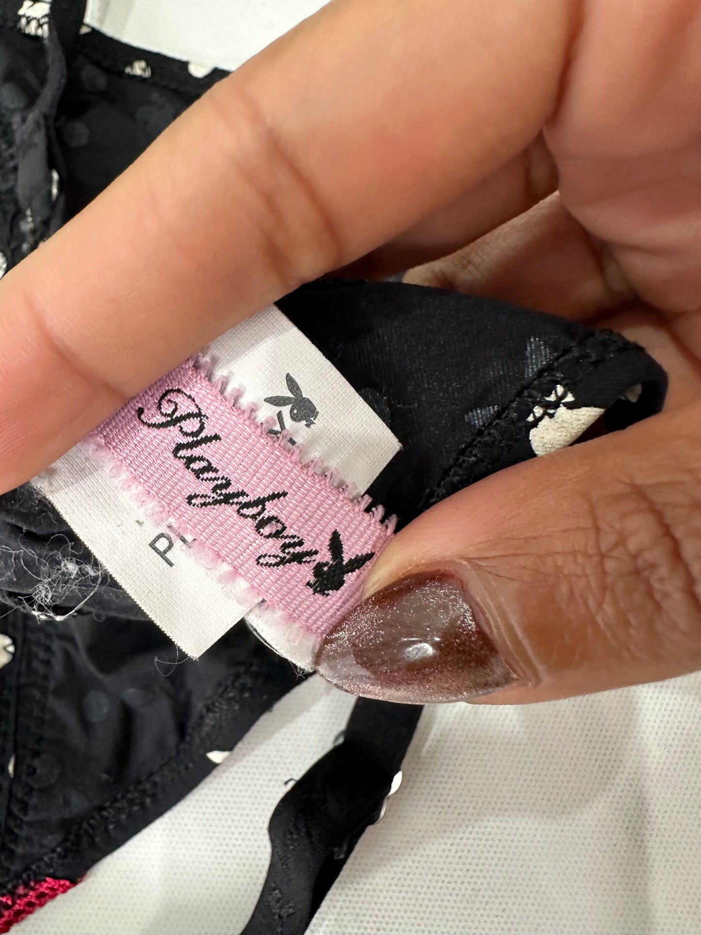 vintage edit: valentine’s day | small black playboy thong