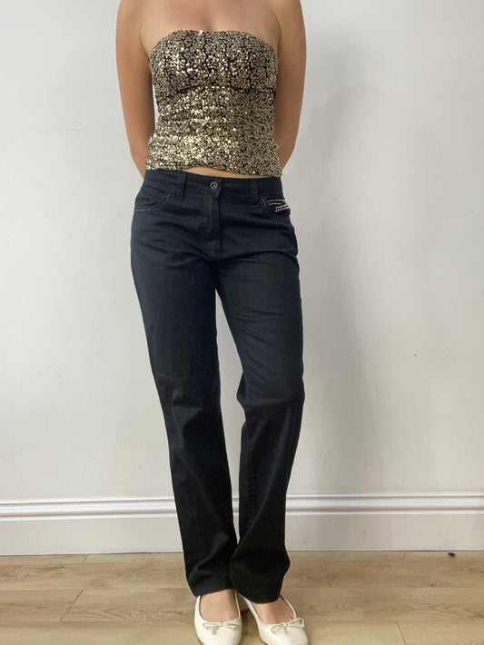 vintage edit thirty | small black dolce and gabbana jeans