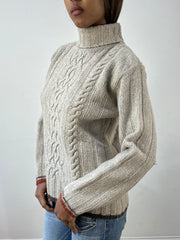 BEST PICKS | medium beige knit turtleneck jumper
