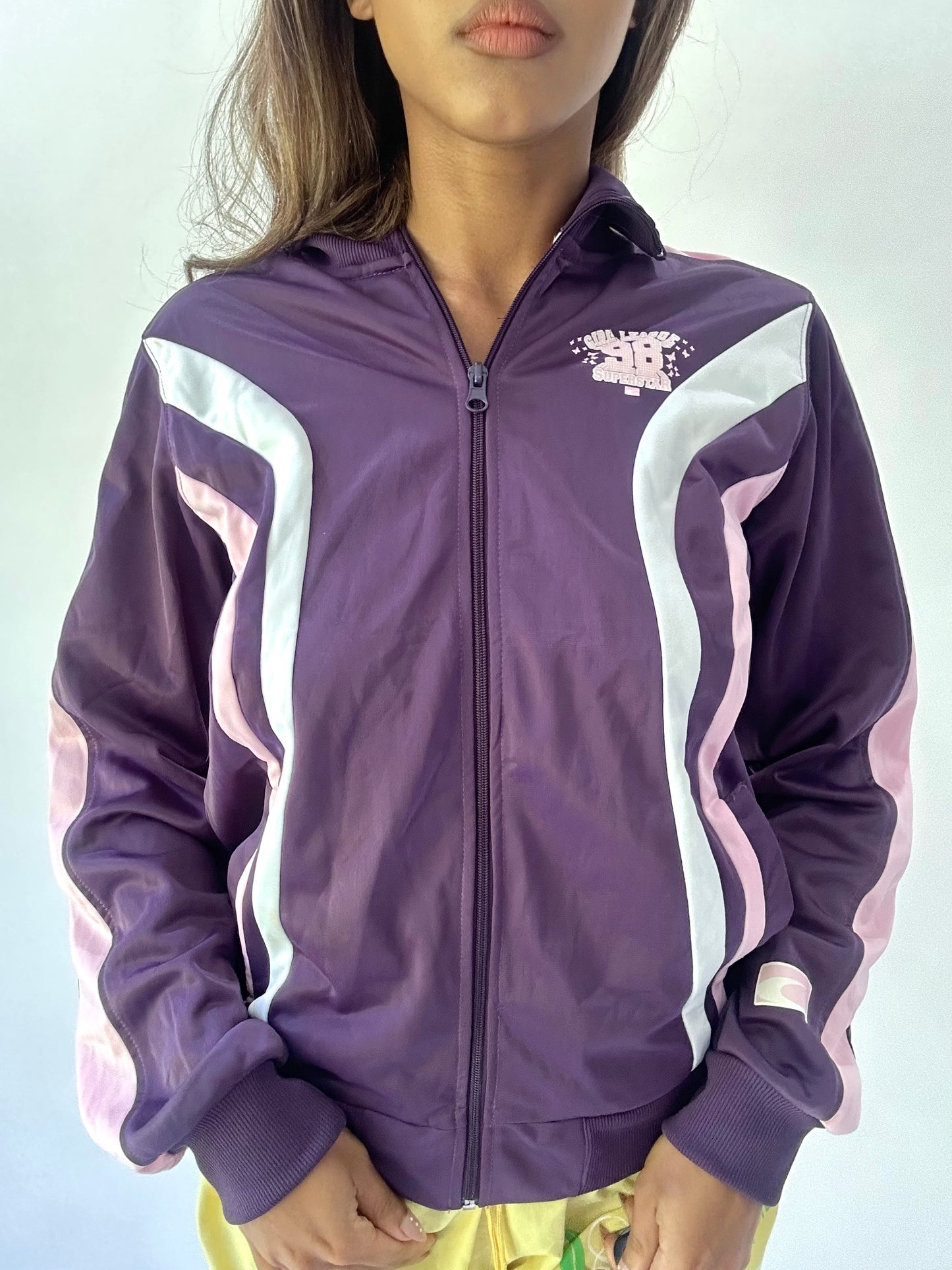 athleisure edit | small purple windbreaker jacket