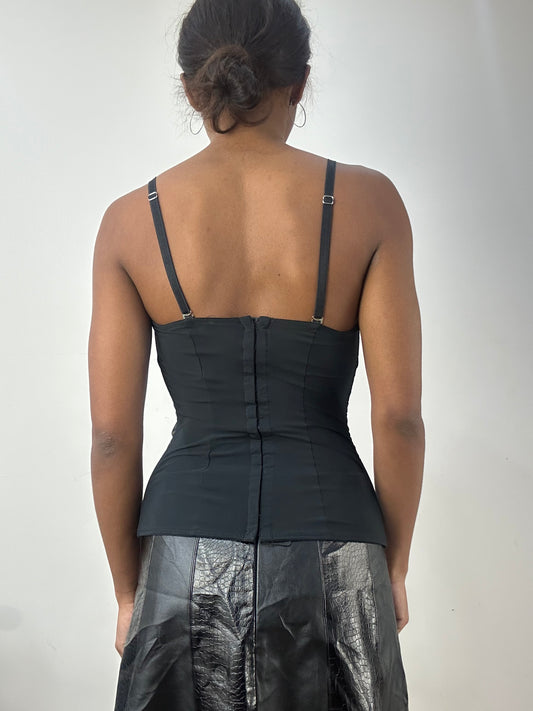 BEST PICKS | small faux leather corset style top