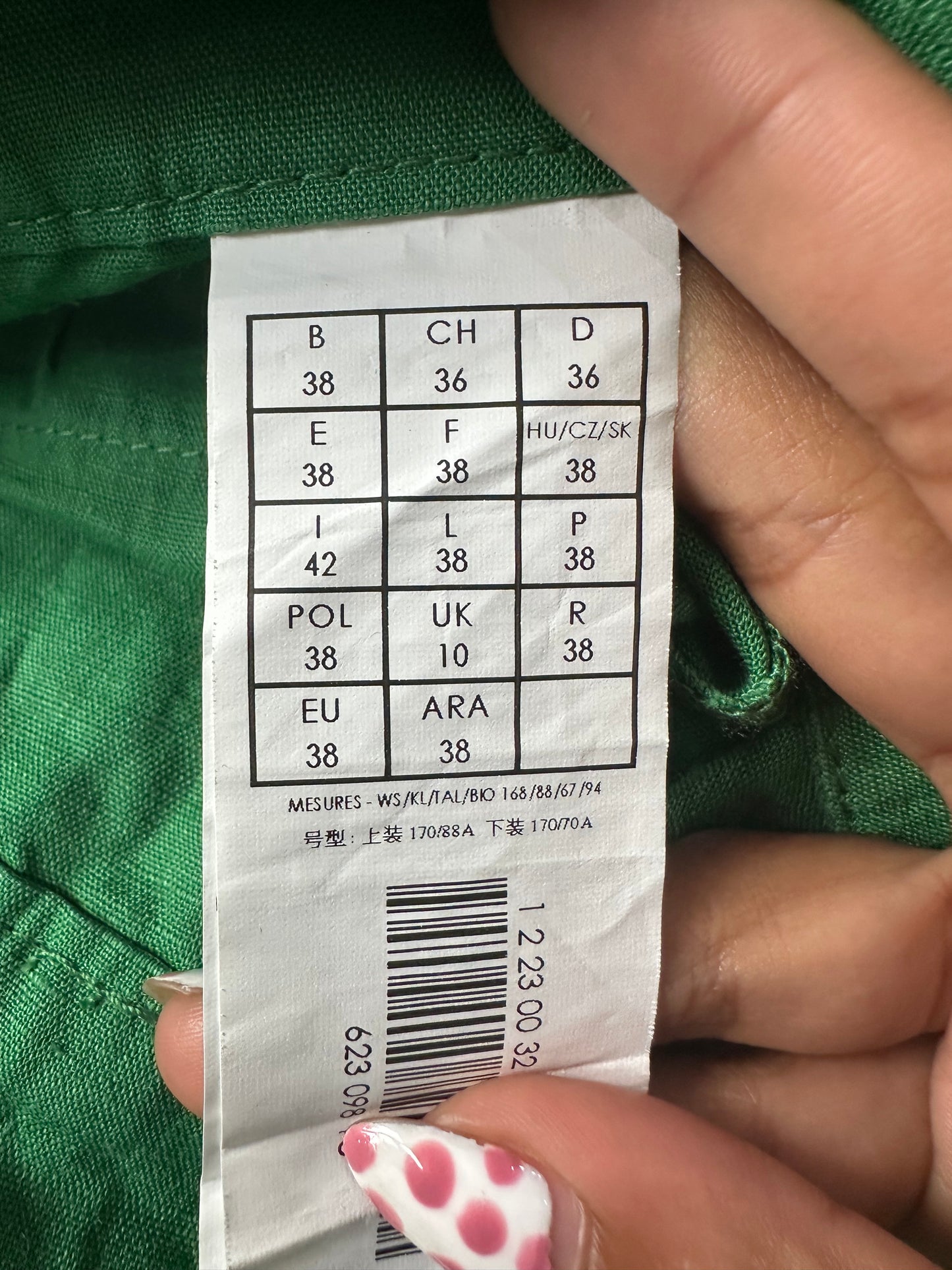 vintage edit twenty-nine | small green straight leg trousers