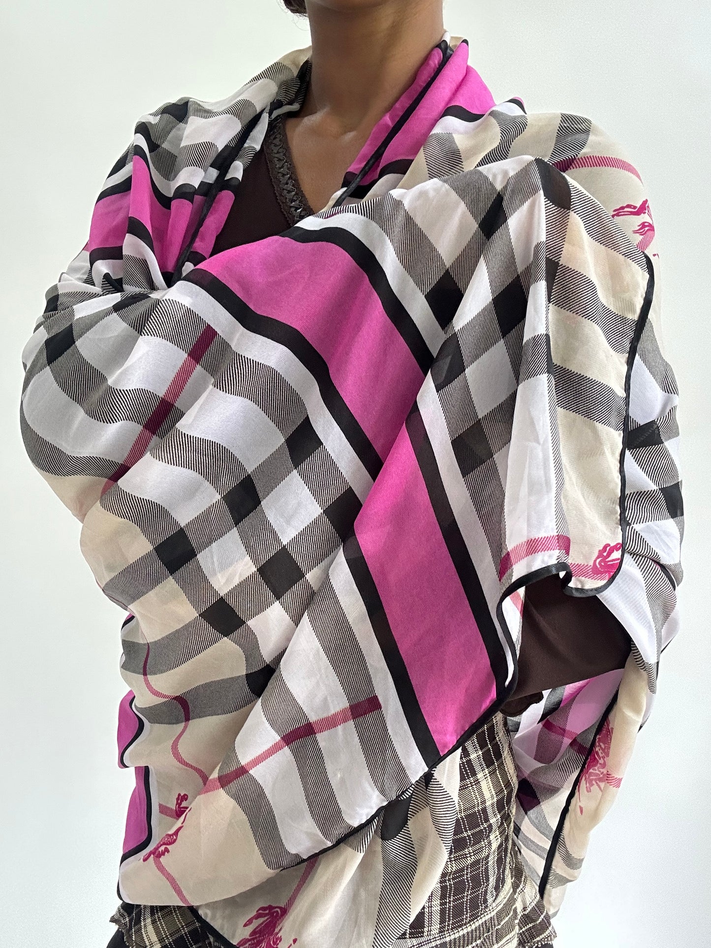 BEST PICKS | large burberry novacheck sheer scarf