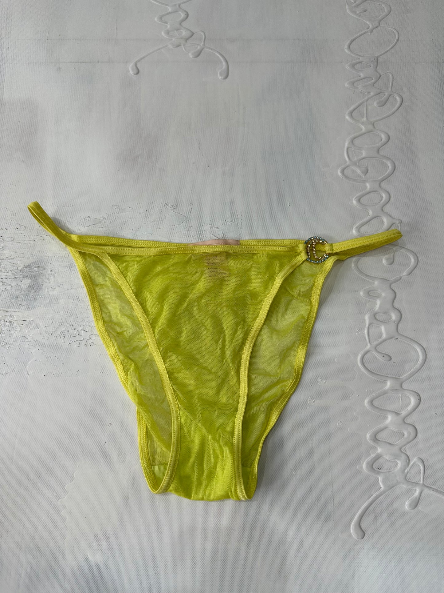 vintage edit: valentine’s day | large yellow roberto cavalli underwear
