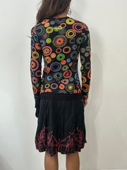 vintage edit: fashion week | small black desigual midi dress
