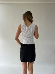 SATC drop | taille: M · couleur: noir + blanc · article: haut · détails: superposé + boutons + détail