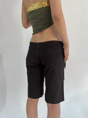 ‼️ | black corduroy shorts