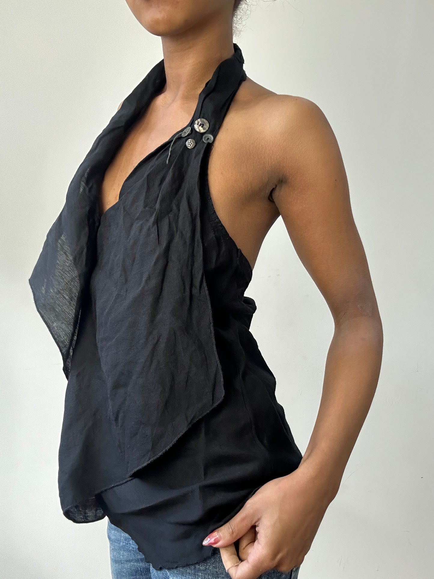 BEST PICKS | small/medium black halterneck top