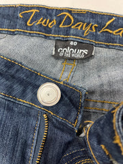 autumn picks | medium blue denim cropped jeans