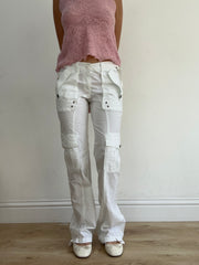 BEST PICKS | small white cargo style trousers