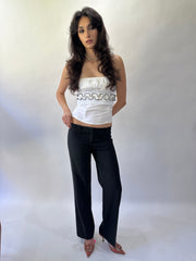 devil wears prada | taille: M · couleur: noir · article: pantalon · détails: rayures tennis + kookai
