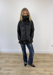 medium black puffer jacket