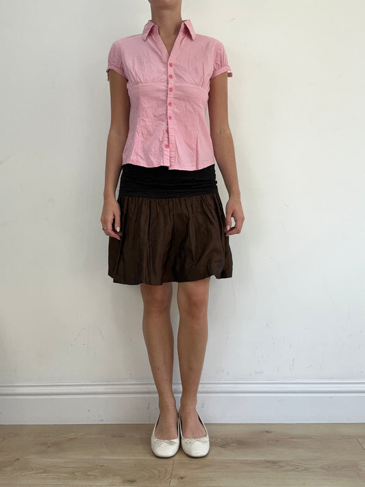 BEST PICKS | small black and brown midi skirt
