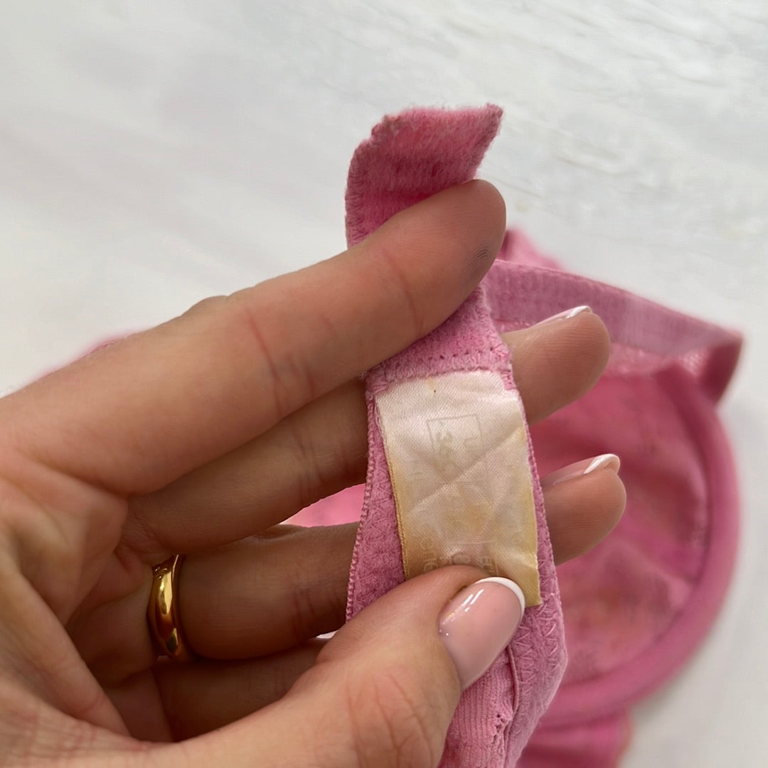 COASTAL GRANDMA DROP | 36C pink lace bra