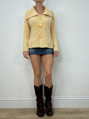 WINTER FAVOURITES | taille: M · couleur: jaune · article: gilet · détails: boutonné
