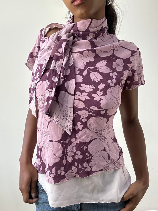 BEST PICKS | small purple banana republic high neck top