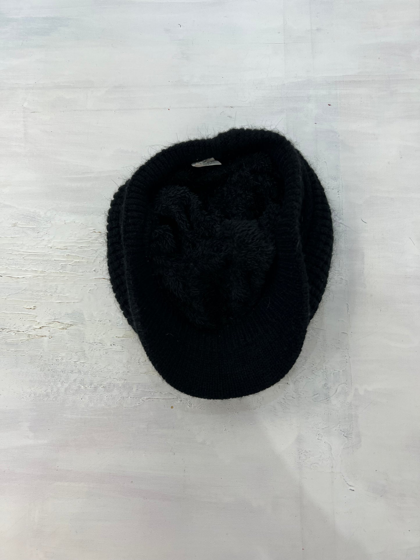 vintage edit ten | black knitted cap hat