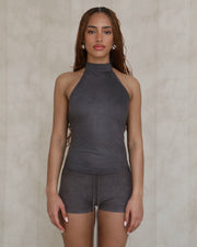 short amelie en gris fumé